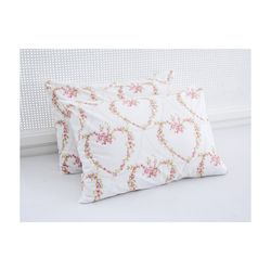 روبالشی انگلیش هوم مدل Rose Heart بسته 2 عددی