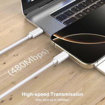 کابل USB-C مدل iPhone16 Pro Max 60W-C اصلی طول 1 متر