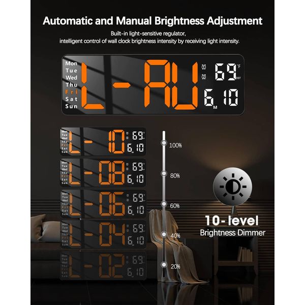 ساعت دیواری دیجیتال مدل DS-5505