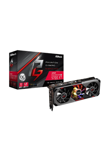 کارت گرافیک ازراک Radeon RX 5700 XT Phantom Gaming D 8G OC