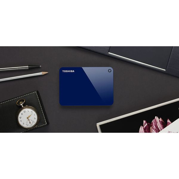 هارد اکسترنال توشیبا مدل Canvio Advance ظرفیت یک ترابایت دارای رابط USB Type-A 3.0