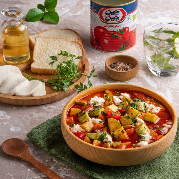 کنسرو رب گوجه فرنگی چین چین - 800 گرم بسته 12عددی