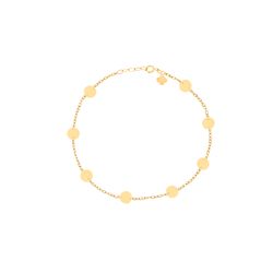 پابند طلا 18 عیار زنانه مریم اکرمی گلد گالری مدل سکه 1