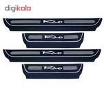 برچسب پارکابی خودرو کد SK046 مناسب برای کیا ریو مجموعه 4 عددی*912