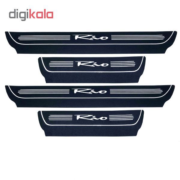 برچسب پارکابی خودرو کد SK046 مناسب برای کیا ریو مجموعه 4 عددی*912