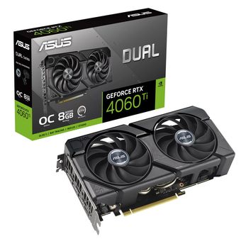 کارت گرافیک ASUS Dual GeForce RTX 4060Ti OC 8GB GDDR6 128Bit
