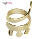 انگشتر برنج گالنا طرح حرف پ