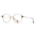 فریم عینک طبی گرد مدل JS8630C237P81 مناسب برای صورت گرد و بیضی