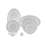 سرویس غذاخوری 28 پارچه چینی زرین ایران سری ایتالیا اف مدل مون بلان درجه عالی