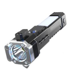چراغ قوه دستی 8 کاره LED Torch | ضد آب + پاوربانک اضطراری | فروشگاه شاپینو