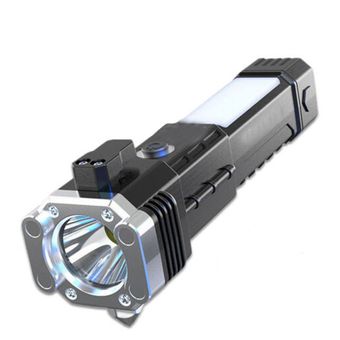 چراغ قوه دستی 8 کاره LED Torch | ضد آب + پاوربانک اضطراری | فروشگاه شاپینو