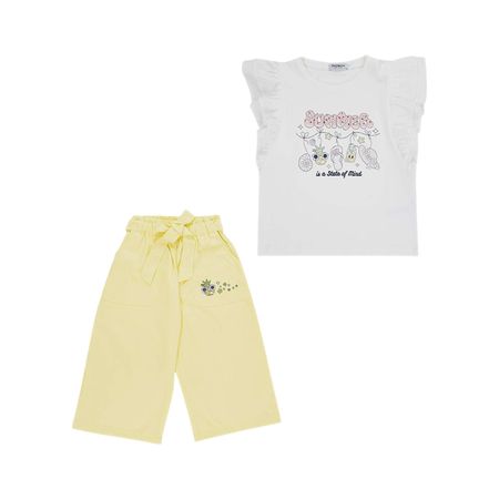 ست تاپ و شلوار راحتی دخترانه مدل MDSS-CH3787