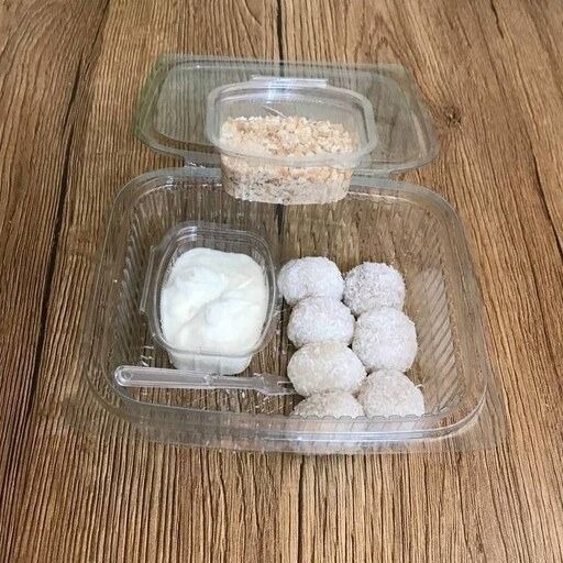 موچی لقمه ای طعم نارگیلی