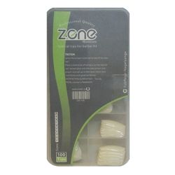 ناخن مصنوعی مربعی زد وان رنگ شیری بسته 100 عددی