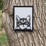 تابلو مدل گربه کیوت