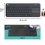 کیبورد بی سیم لاجیتک مدل K400 Plus Wireless