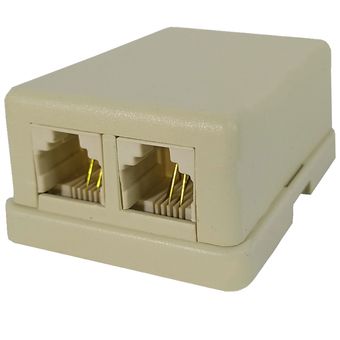 مبدل سوکت تلفن 1 به 2 کد 006HB