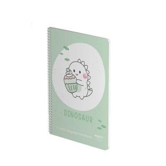 دفتر زبان سه خط 60 برگ دایناسور الیپون (Elipon)