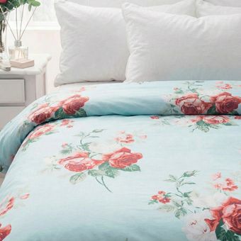 روکش لحاف پنبه انگلیش هوم مدل Rosejoy یک نفره سایز 220x160 سانتی‌متر