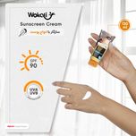 کرم ضدآفتاب بدون رنگ وکالی SPF90 مدل 01 مناسب برای انواع پوستها، حجم 130 میلیلیتر
