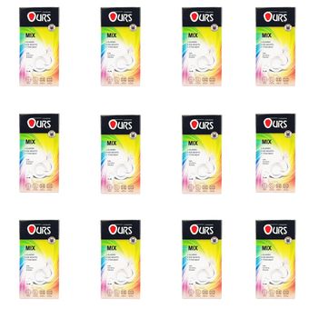 کاندوم اورز مدل میکس بسته 12 عددی