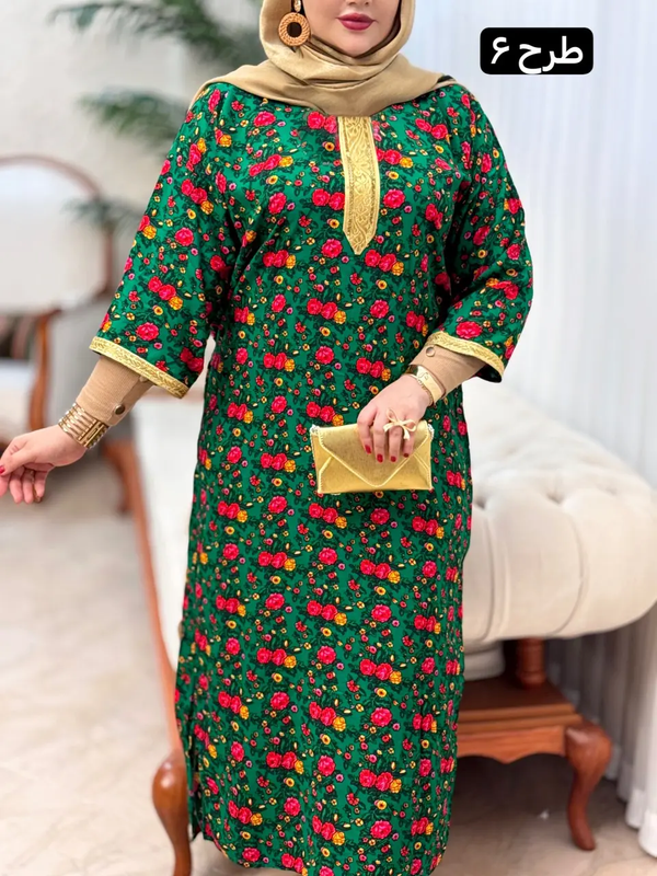 پیراهن نخ طلاکوب 3167