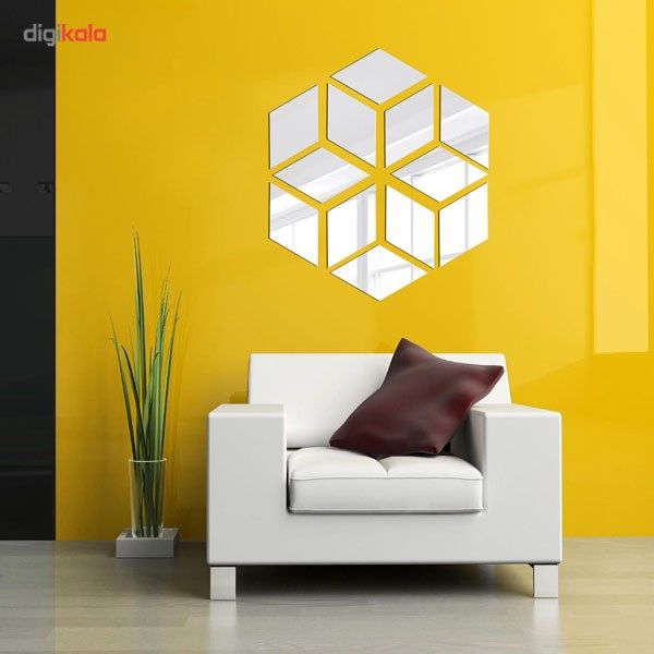 آینه پلکسی گلس دکو وسنا مدل P2007 دوازده تکه