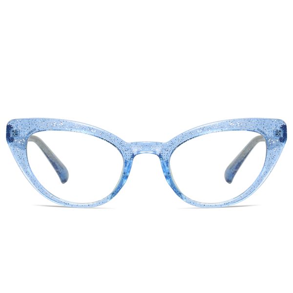 فریم عینک طبی گربه ای زنانه مدل O2012C5 مناسب برای صورت گرد و بیضی