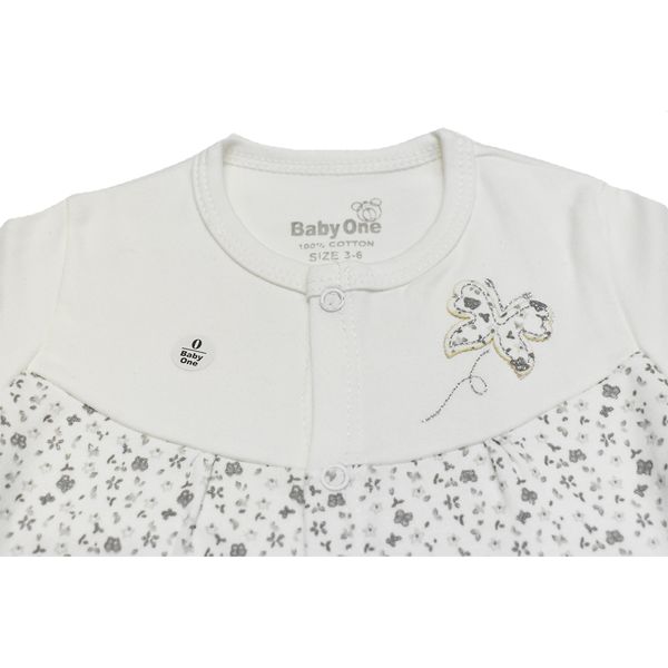 بادی آستین کوتاه نوزادی دخترانه مدل 20