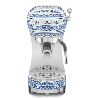 اسپرسوساز نیو کلاسیک اسمگ SMEG مدل ECF02 طرح دولچی گابانا آبی