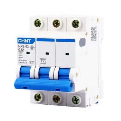 فیوز مینیاتوری چینت (چانت) 32 آمپر سه فاز مدل NXB-63 3P C32