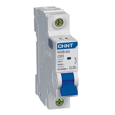 فیوز مینیاتوری چینت (چانت) 63 آمپر تک فاز مدل NXB-63 1P C63