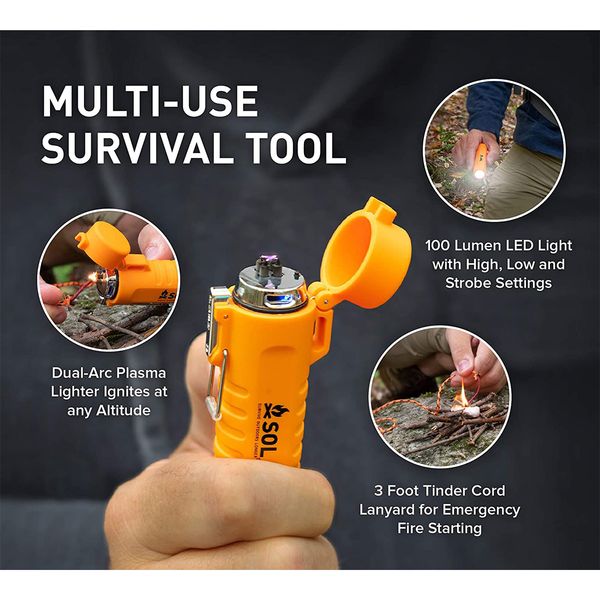 فندک برقی نجات سول مدل Fuel-Free Lighter کد F2022