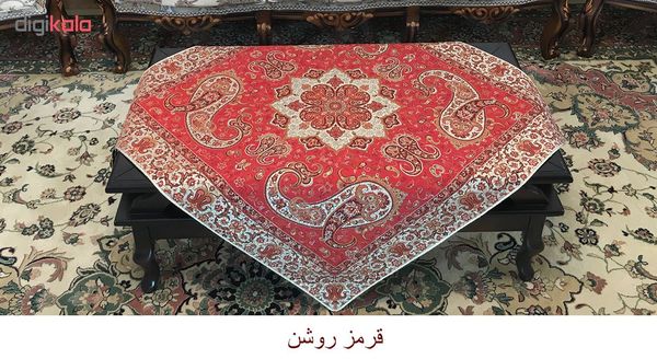 رومیزی ترمه سالاری مدل almas