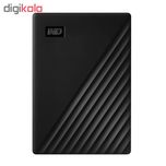 هارد اکسترنال وسترن دیجیتال مدل My Passport ظرفیت پنج ترابایت دارای رابط USB Type-A 3.2