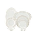  سرویس غذاخوری 29 پارچه چینی زرین ایران مدل نئوکلاسیک کاررا گلد درجه عالی