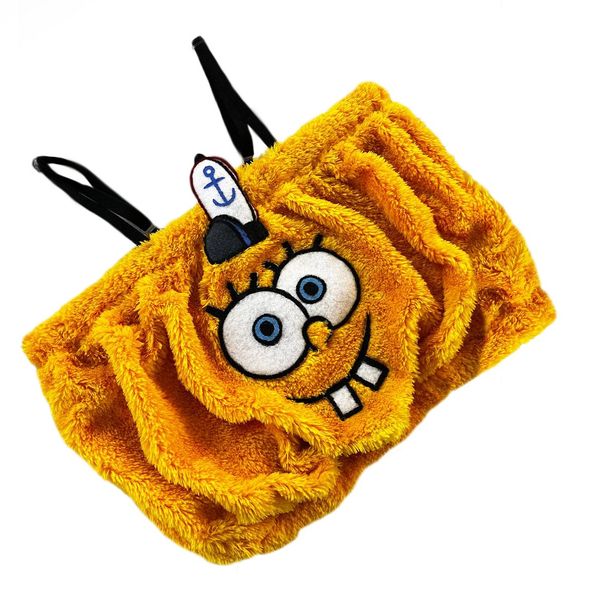 ست نیم تنه و شلوارک زنانه مدل باب اسفنجی