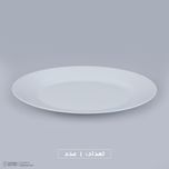 سرویس غذاخوری 28 پارچه چینی زرین ایران سری رادیانس مدل سفید درجه یک