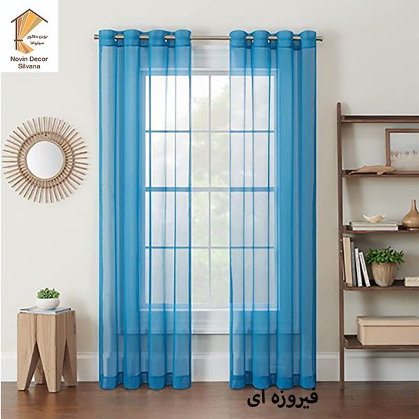 پرده نوین دکور سیلوانا مدل حریر 280 سایز 280 × 140 سانتی متر