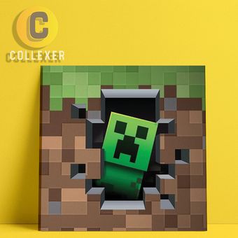 تابلو شاسی بازی ماینکرافت (Minecraft) کد 02 طرح کریپر