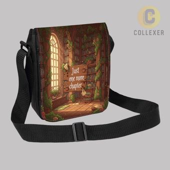 کیف دوشی کتاب (Books) کد 01 طرح کتابخانه