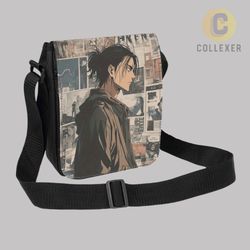 کیف دوشی انیمه اتک آن تایتان طرح ارن یگر (Eren Yeager) Attack On Titan کد 04