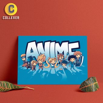 تابلو شاسی طرح انیمه (Anime) در سایزبندی متنوع - کد 01