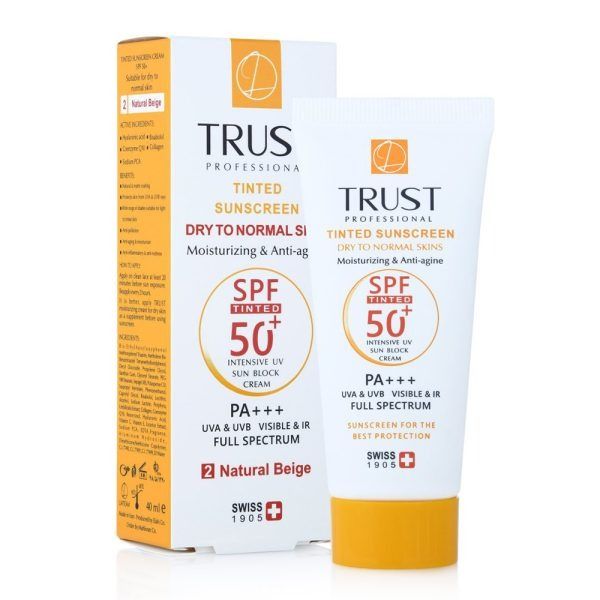 کرم ضد آفتاب رنگی و ضد پیری بژ تیره (پوست خشک تا نرمال) (2024)