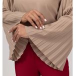 بلوز آستین بلند یقه گرد زنانه مدل SN-BD-913032781
