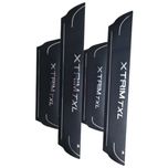 برچسب پارکابی خودرو امیران اسپرت طرح چرم کد 2025082 مناسب برای XTRIM TXL مجموعه 4 عددی