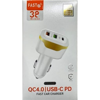 شارژر فندکی 38W QC4.0