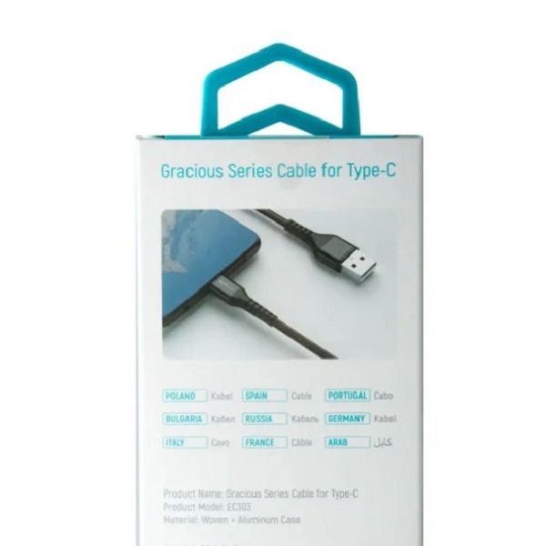کابل تبدیل USB به USB-C نت فورس مدل NC-303 طول 1 متر (گارانتی 18ماهه متم اف)