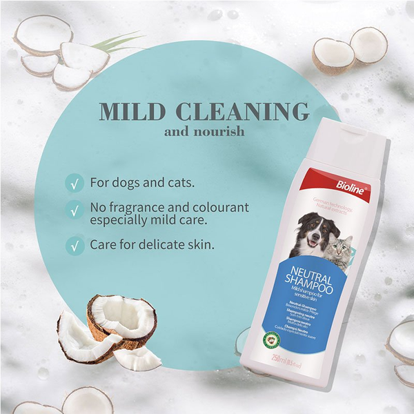 شامپوی سگ و گربه طبیعی بایولاین / Bioline dog & cat natural shampoo