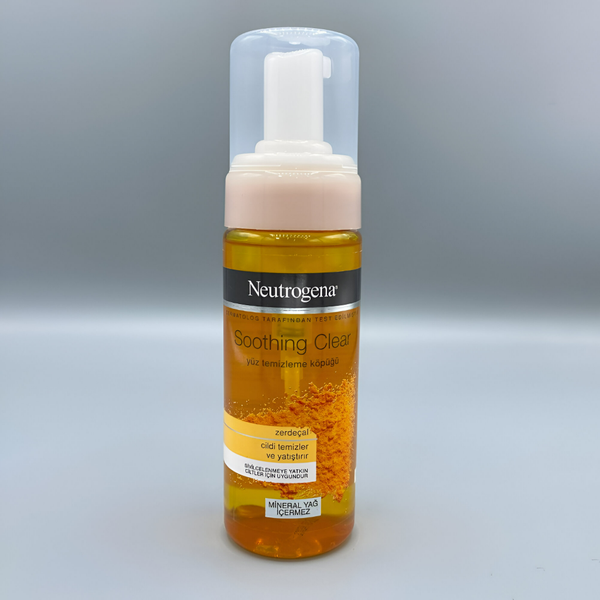 فوم شستشوی صورت عصاره زردچوبه Soothing Clear نوتروژینا 150 میل